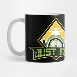 Just Ride Diamond Mountain Bike Mug